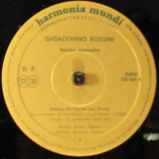 Harmonia Mundi HM 30 665 - Gioacchino Rossini, Renata Scotto - S - Image 3
