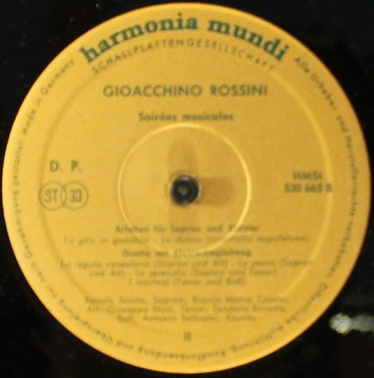 Harmonia Mundi HM 30 665 - Gioacchino Rossini, Renata Scotto - S - Image 4