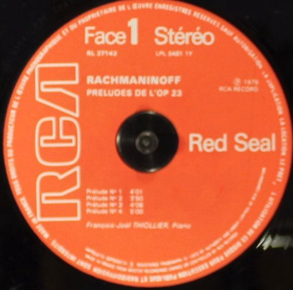 RCA Classique RL 37143 - Sergei Rachmaninoff, François-Joël Thio - Image 3