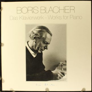 Thorofon Capella MTH 223 - Boris Blacher - Das Klavierwerk - Wor