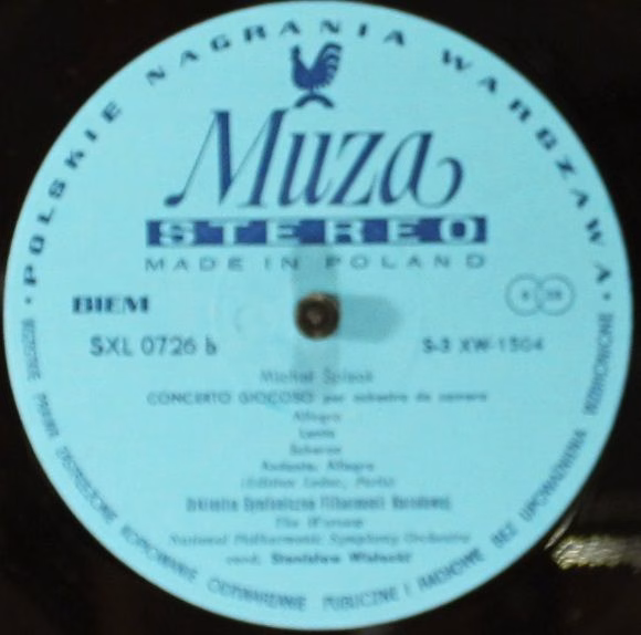 Polskie Nagrania Muza SXL 0726 - Michał Spisak, Orkiestra Symfon - Image 4