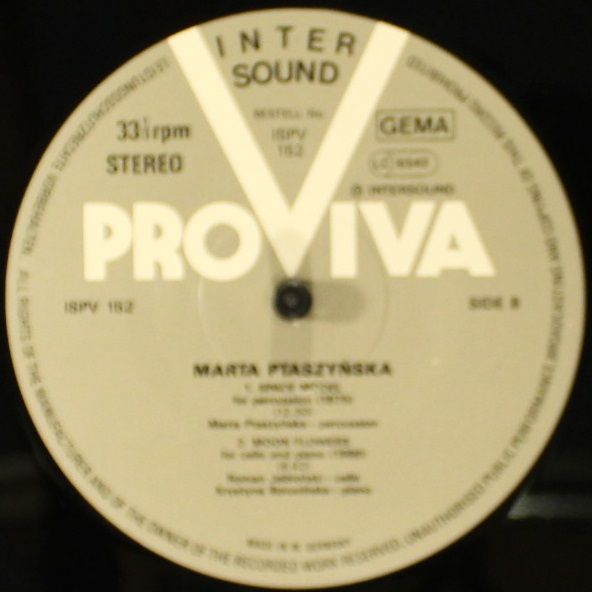 Pro Viva ISPV 152 - Marta Ptaszyńska - Epigrams / Space Model / - Image 4