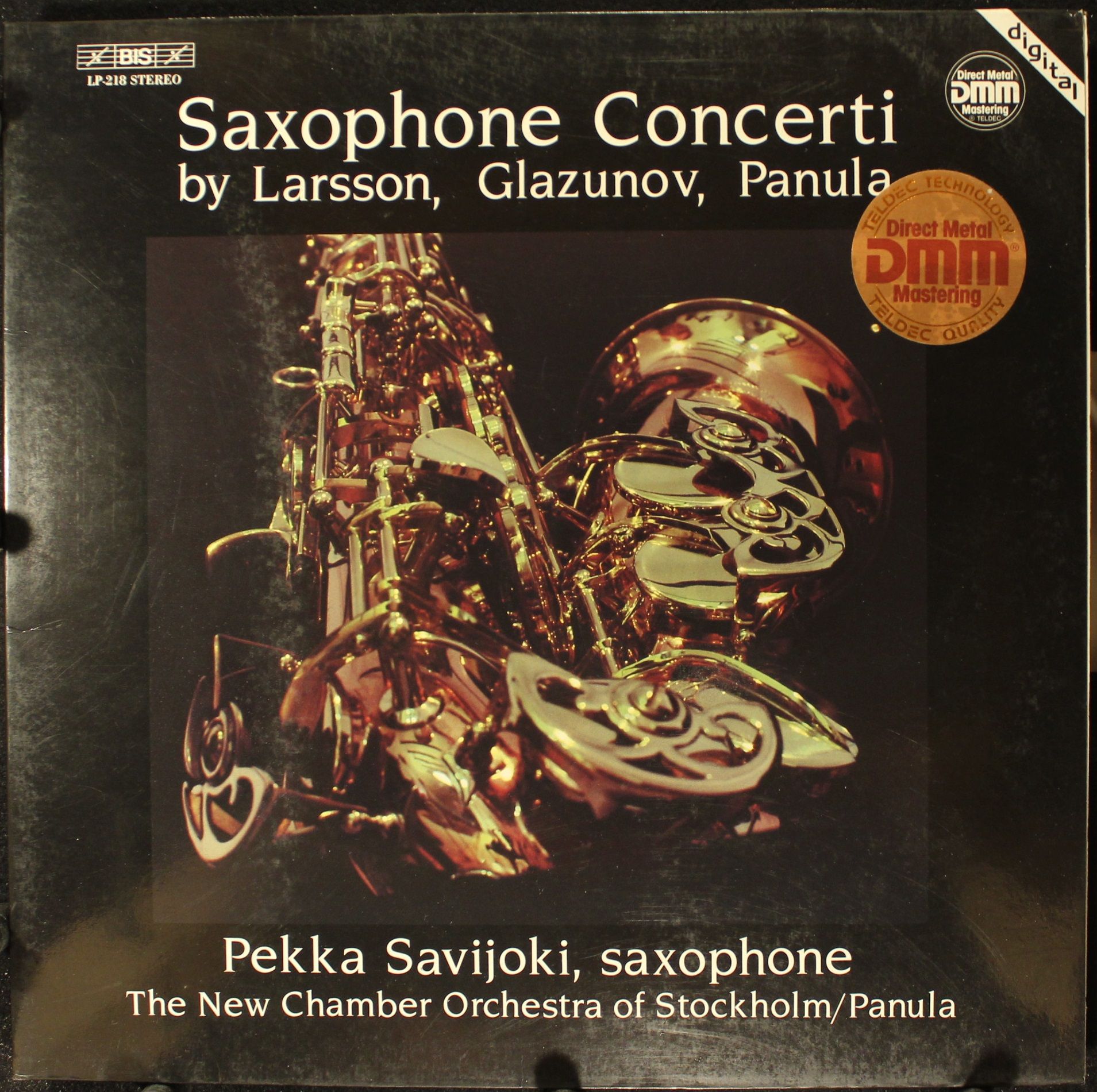 BIS LP-218 - Pekka Savijoki, Snyko, Jorma Panula - Saxophone Con