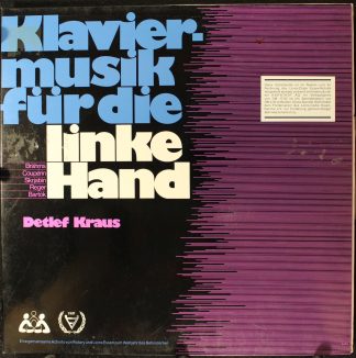 Not On Label 66.22348-01 - Detlef Kraus - Klaviermusik Für Die L