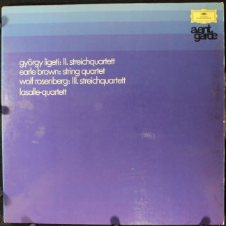 Deutsche Grammophon 2543 002 - György Ligeti, Earle Brown, Wolf
