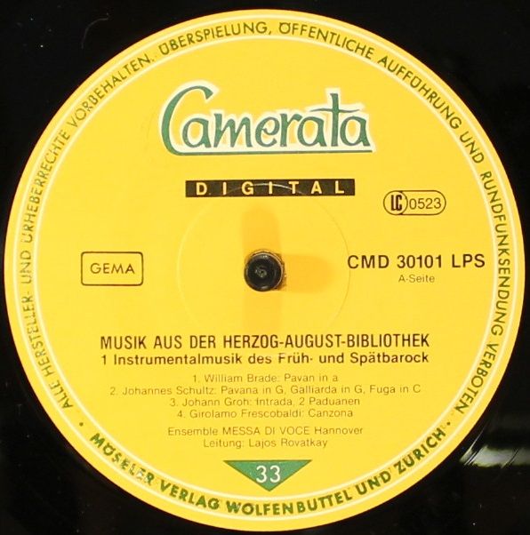 Camerata (2) CMD 30 101 - Ensemble Messa Di Voce, Lajos Rovátkay - Image 4