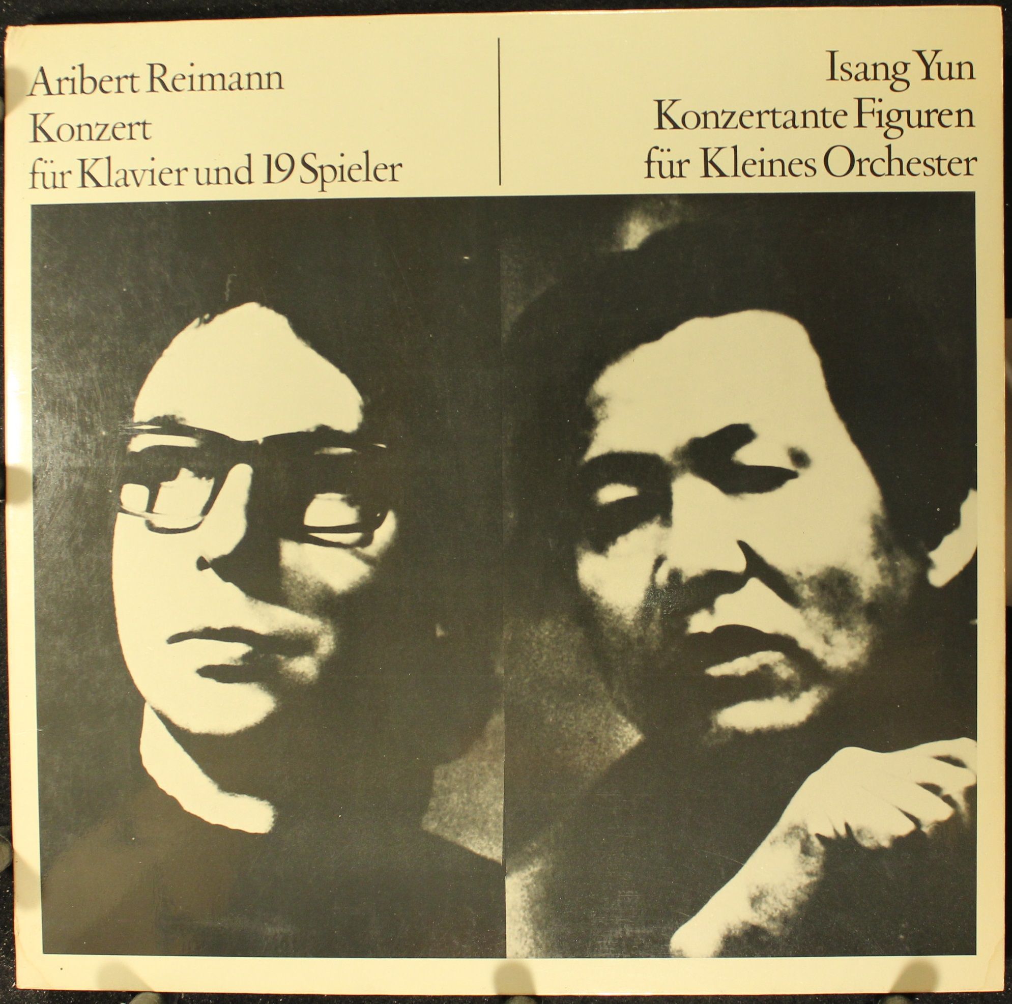 WERGO Schallplatten GmbH WER-S-4001 - Aribert Reimann, Isang Yun