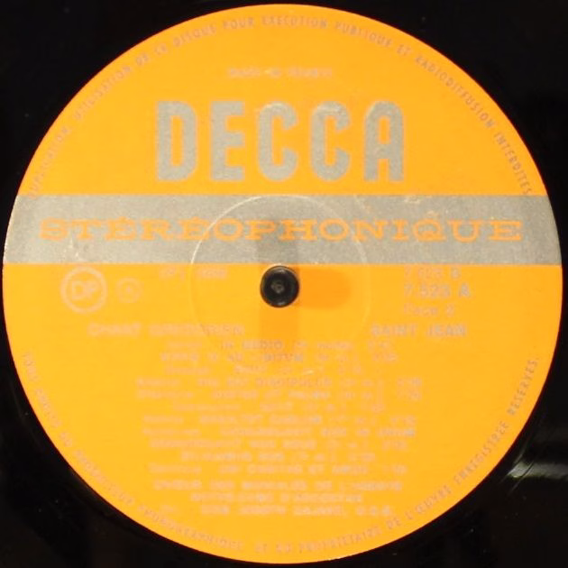 DECCA 7523 - Choeur Des Moniales De L'Abbaye Notre-Dame D'Argent - Image 2