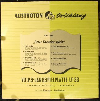 Austroton LPV 102 - Peter Kreuder - "Peter Kreuder Spielt"