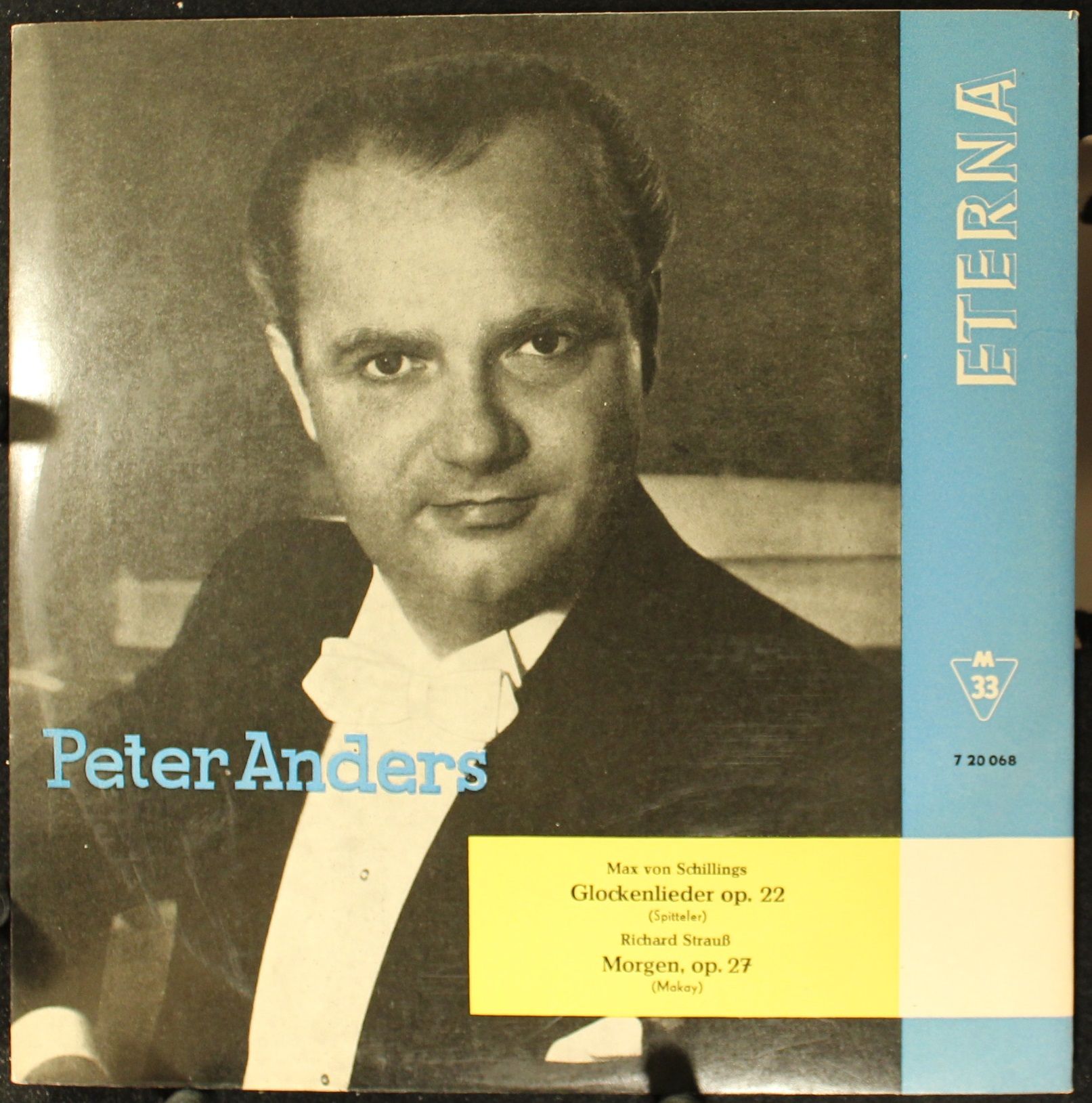 Eterna 7 20 068 - Peter Anders (2), Max Von Schillings, Richard
