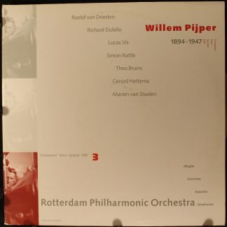 Composers' Voice CVS 1987/1 - Willem Pijper - Historic Recording