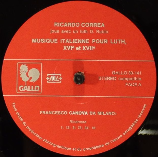 Gallo (4) 30-141 - Ricardo Corréa - Musique Itallienne Pour le L - Image 5