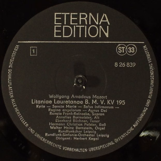 Eterna 8 26 839 - Wolfgang Amadeus Mozart, Renate Frank-Reinecke - Image 3