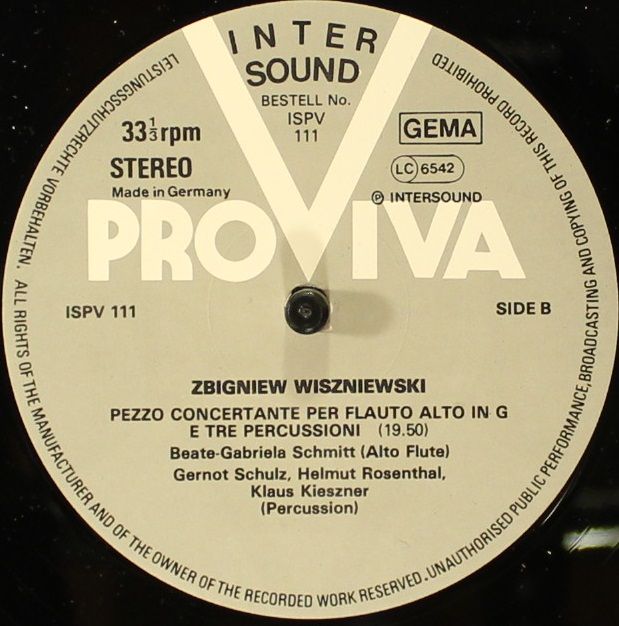 Pro Viva ISPV 111 - Zbigniew Wiszniewski - Sonata / Duo / Pezzo - Image 4