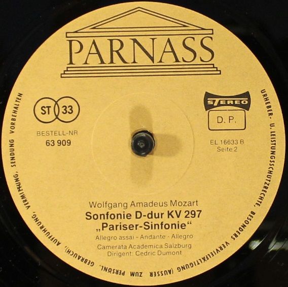 Parnass 63 909 - Wolfgang Amadeus Mozart, Camerata Academica Sal - Image 4