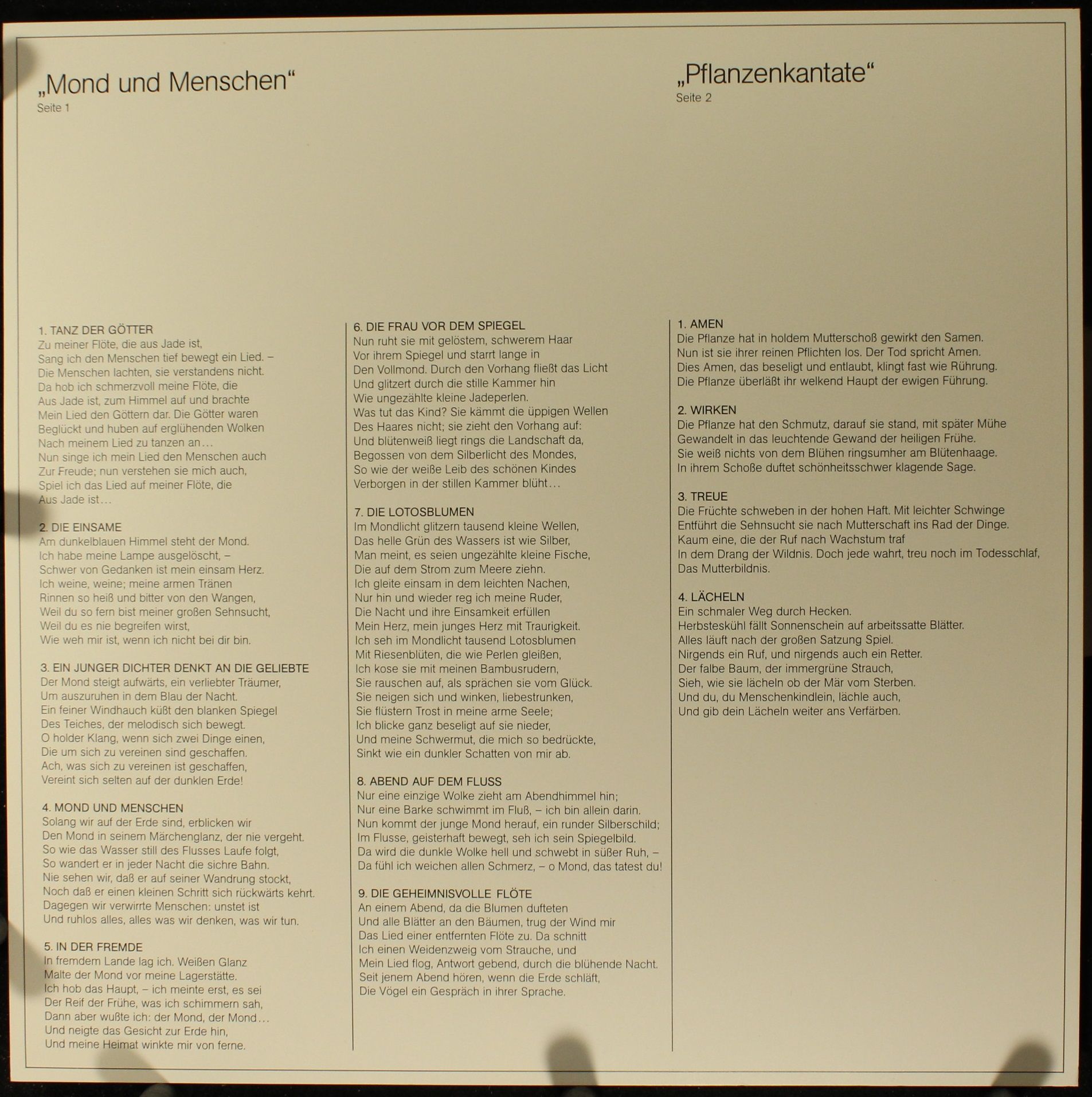 Thorofon MTH 258 - Hanning Schröder - Mond Und Menschen - Kammer - Image 5