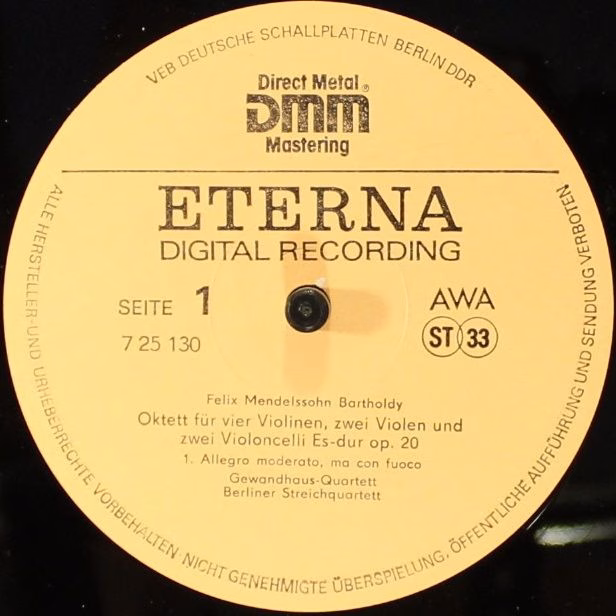 Eterna 7 25 130 - Felix Mendelssohn-Bartholdy, Gewandhaus-Quarte - Image 3