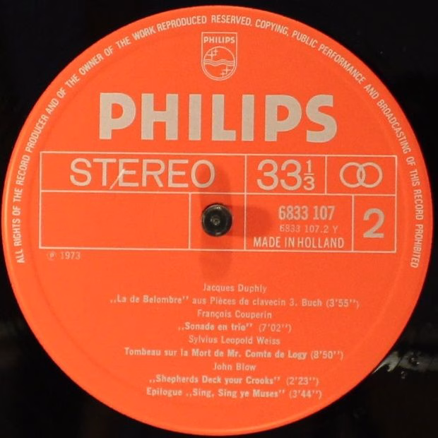 Philips 6833 107 - Gustav Leonhardt, Frans Brüggen, Frans Vester - Image 5