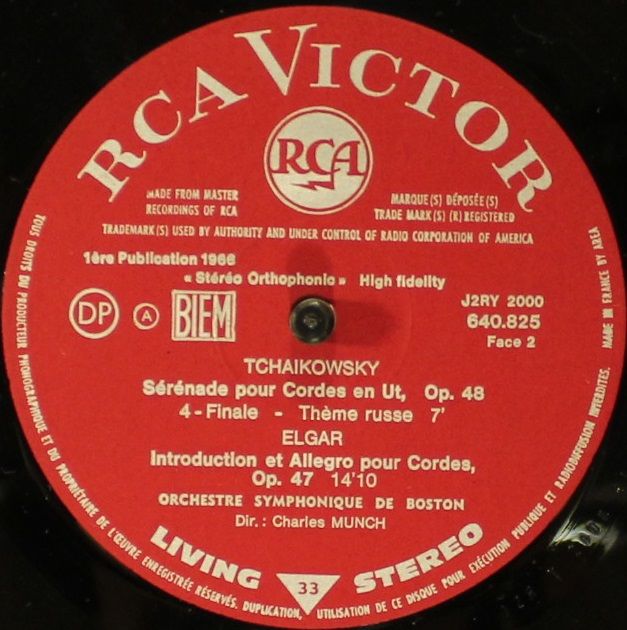 RCA Victor 640.825 - Pyotr Ilyich Tchaikovsky, Charles Munch, Bo - Image 4