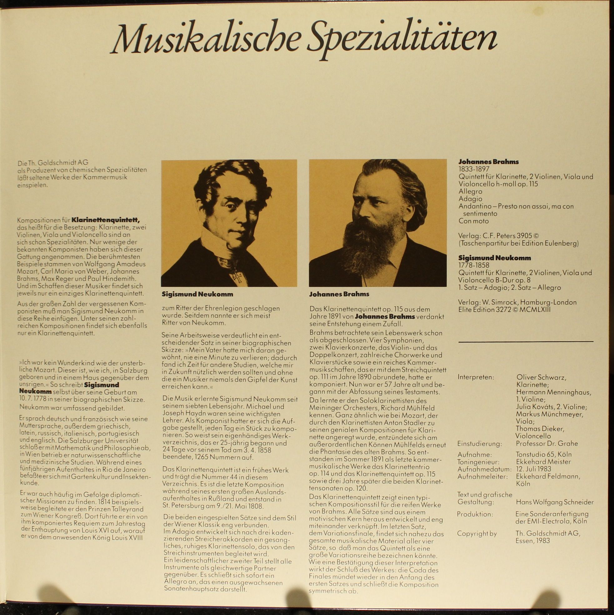 Th. Goldschmidt AG F 666.484 - Sigismund Neukomm, Johannes Brahm - Image 4