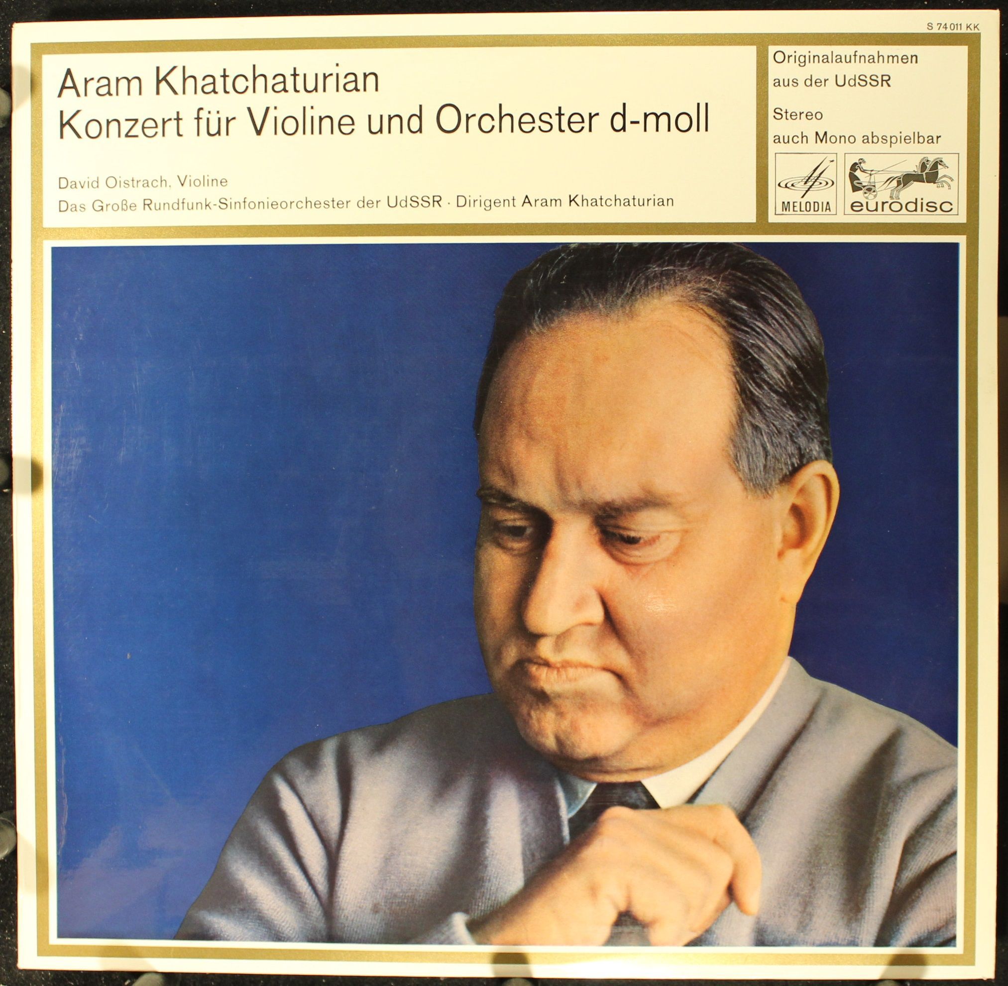 Eurodisc S 74 011 KK - Aram Khatchaturian, David Oistrach, Больш