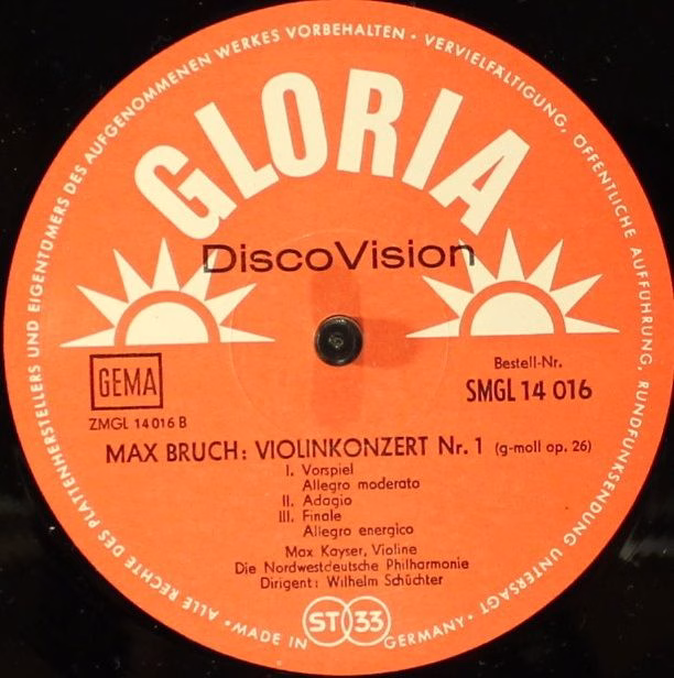 Gloria (2) GL 14 016 - Franz Schubert, Max Bruch - Die Unvollend - Image 3