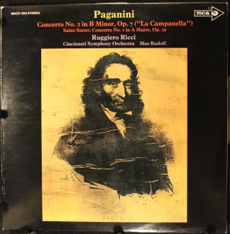 MCA Records MACS 1033 - Niccolò Paganini, Ruggiero Ricci - Conce