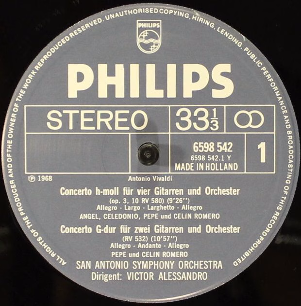 Philips 6747 428 - The Romeros - Die Könige Der Klassischen Gita - Image 6