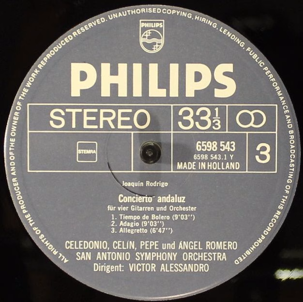 Philips 6747 428 - The Romeros - Die Könige Der Klassischen Gita - Image 8