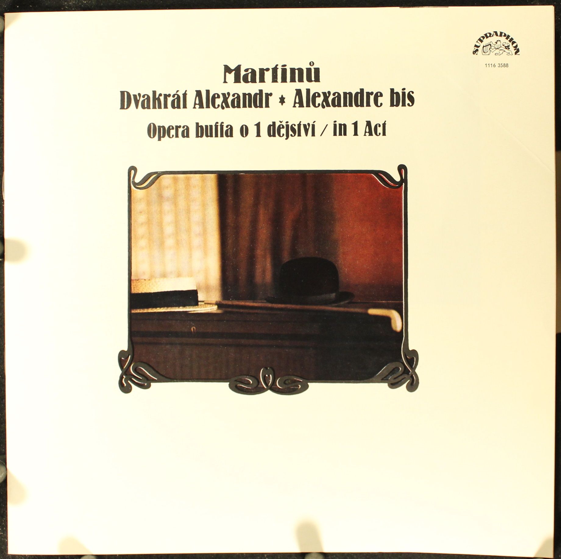 Supraphon 1116 3588 - Bohuslav Martinů - Dvakrat Alexandr = Alex - Image 3