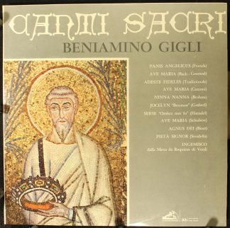 La Voce Del Padrone QALP 10354 - Beniamino Gigli - Canti Sacri