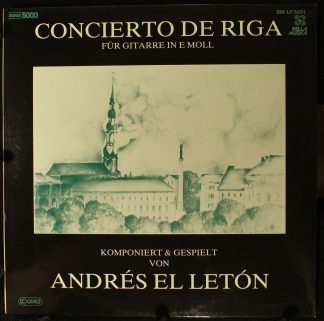 Bella Musica BM LP 5011 - Andrés El Letón - Concierto De Riga -
