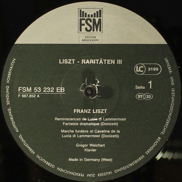 FSM Edition Brockhoff FSM 53 232 EB - Franz Liszt, Gregor Weiche - Image 4