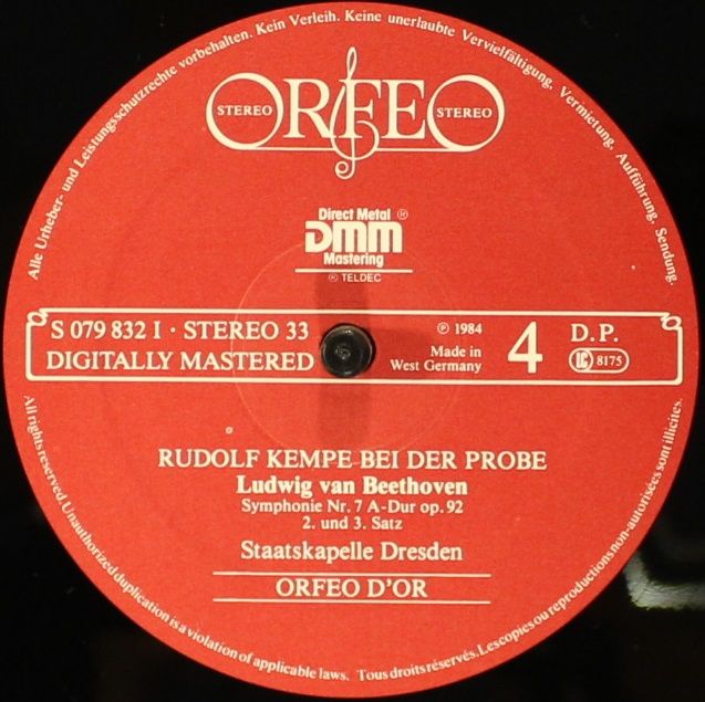 Orfeo (2) S 079832 I - Ludwig van Beethoven, Rudolf Kempe, Staat - Image 8