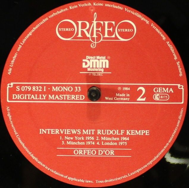 Orfeo (2) S 079832 I - Ludwig van Beethoven, Rudolf Kempe, Staat - Image 6