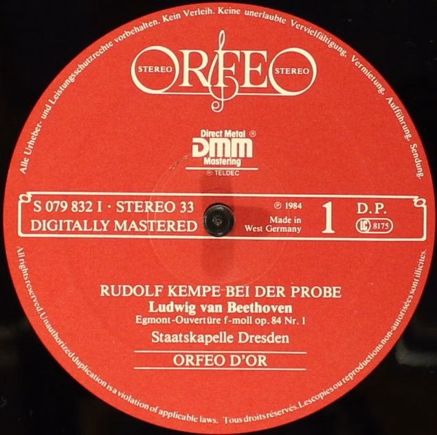 Orfeo (2) S 079832 I - Ludwig van Beethoven, Rudolf Kempe, Staat - Image 5