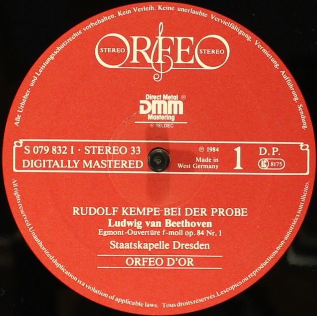 Orfeo (2) S 079832 I - Ludwig van Beethoven, Rudolf Kempe, Staat - Image 5