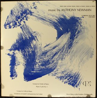 Cambridge Records CRS B 2833 - Anthony Newman - Music By Anthony