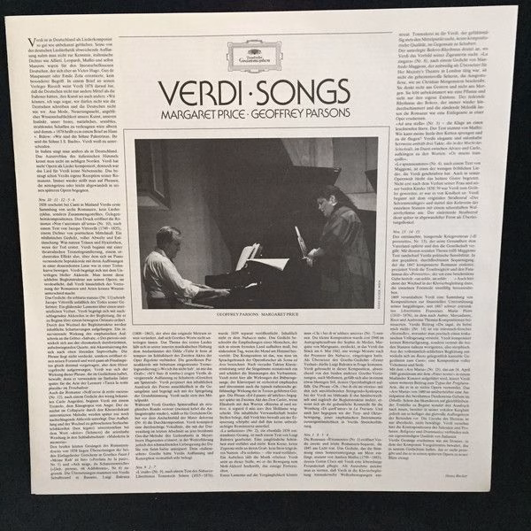 Deutsche Grammophon 419 621-1 - Giuseppe Verdi, Margaret Price, - Image 3