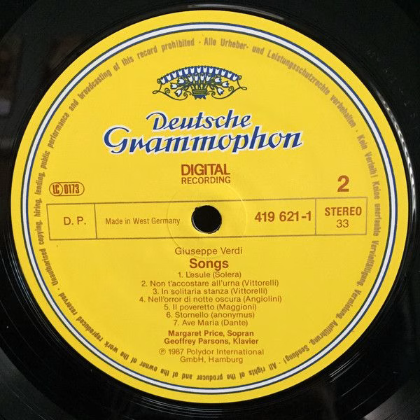 Deutsche Grammophon 419 621-1 - Giuseppe Verdi, Margaret Price, - Image 5