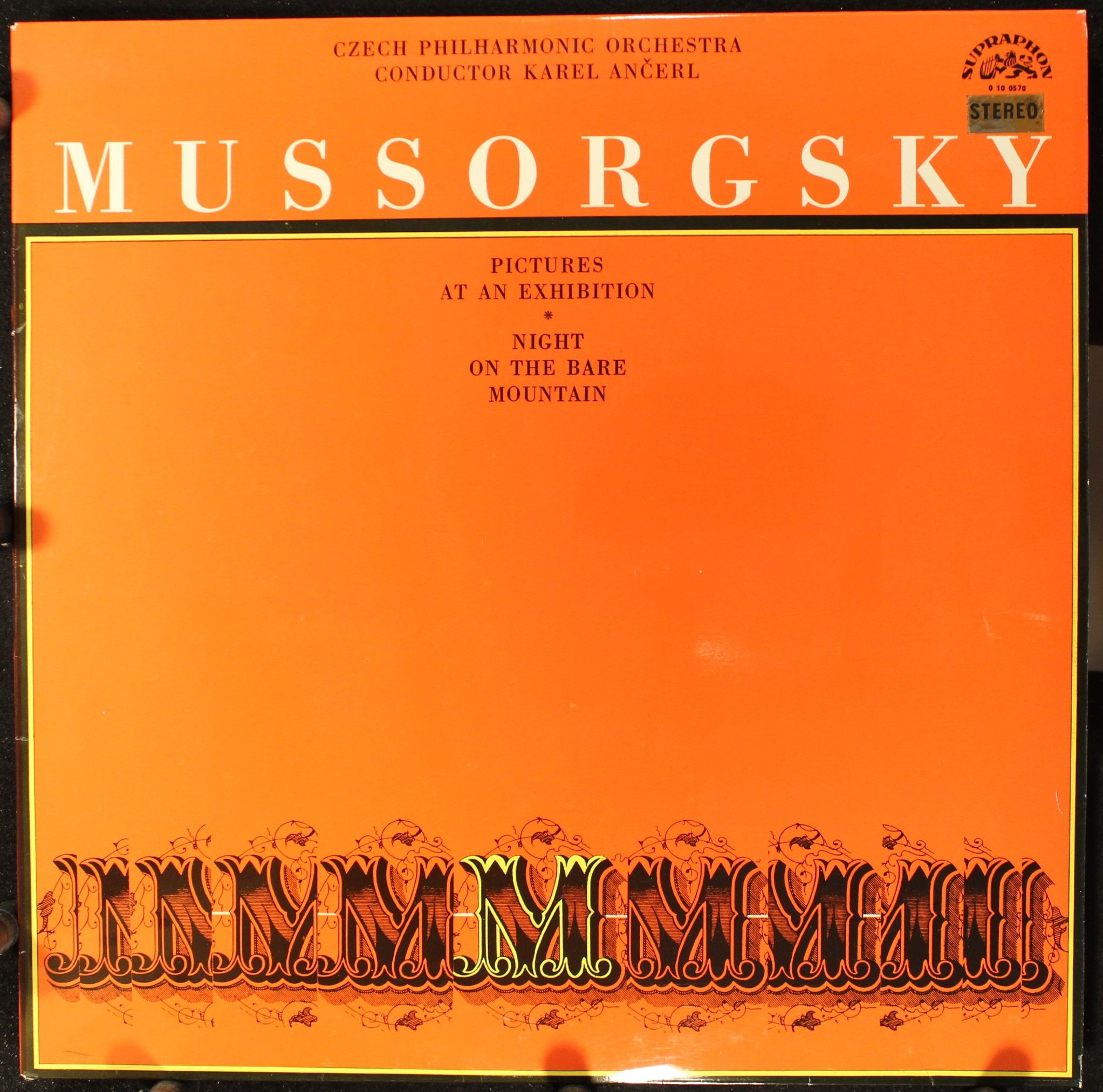 Supraphon 1 10 0570 - Modest Mussorgsky, The Czech Philharmonic