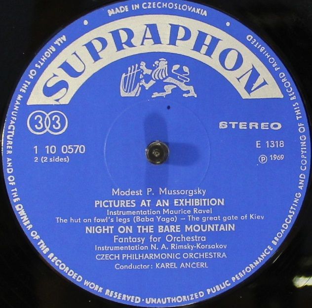 Supraphon 1 10 0570 - Modest Mussorgsky, The Czech Philharmonic - Image 4