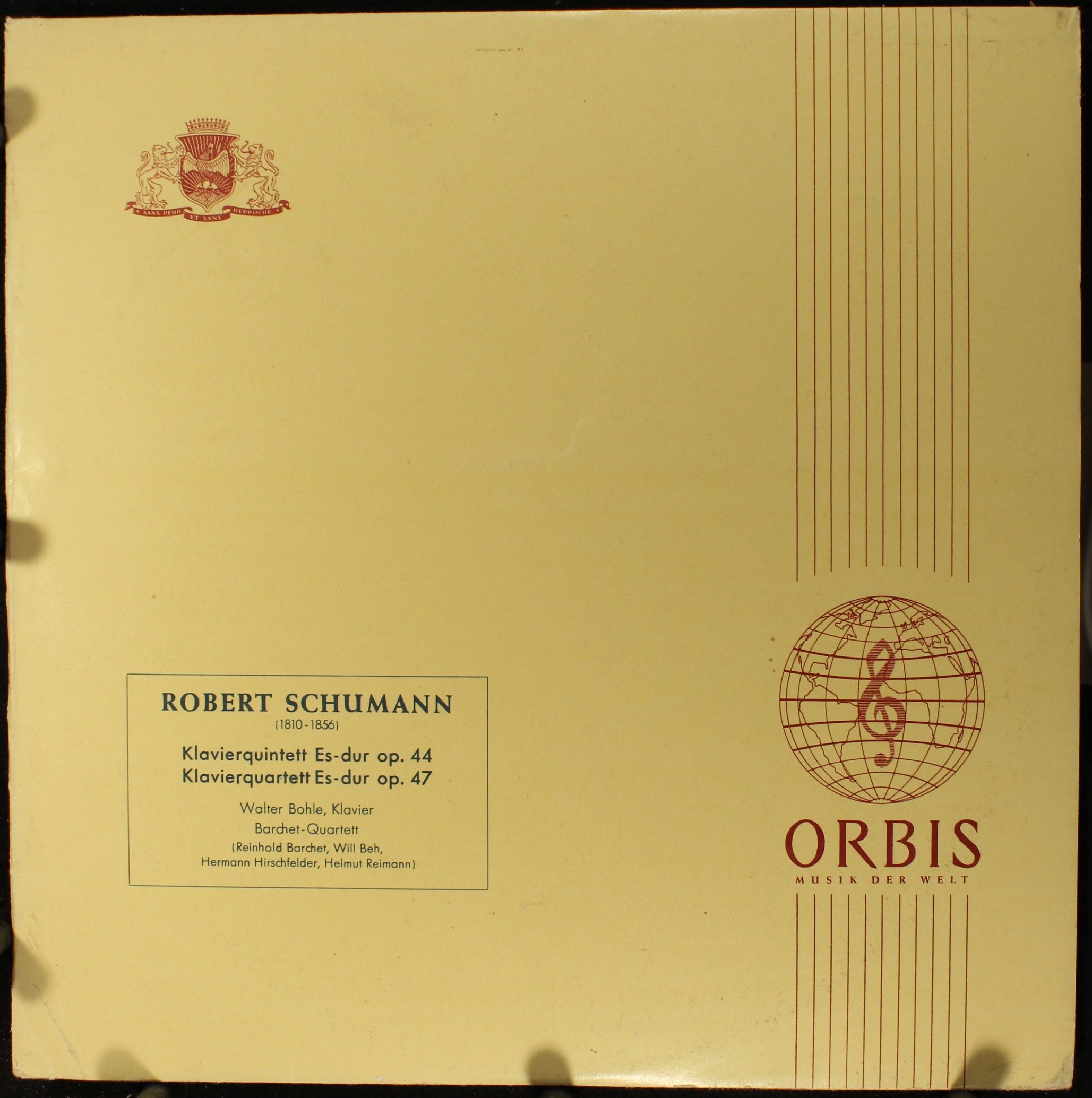 Orbis CX 10180 - Robert Schumann - Klavierquintett Es-Dur Op.44