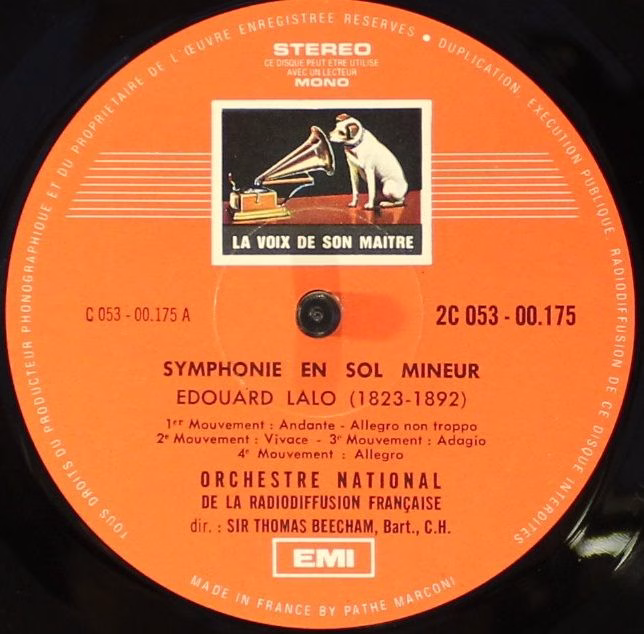 La Voix De Son Maître 2C 053 00175 - Georges Bizet, Édouard Lalo - Image 4