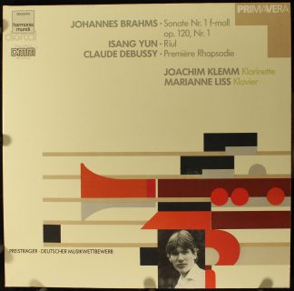 Deutsche Harmonia Mundi DMR 2030 D - Johannes Brahms, Isang Yun,