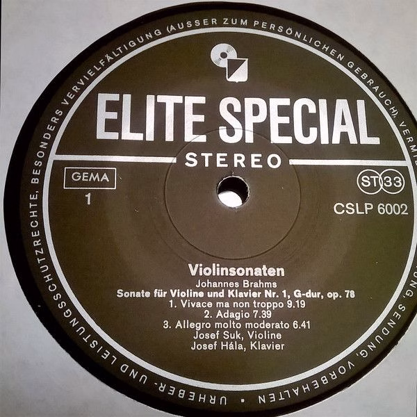 Elite Special CSLP-6002 - Johannes Brahms, Edvard Grieg, Josef H - Image 2