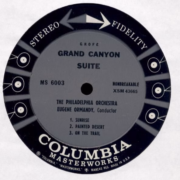 Columbia Masterworks MS 6003 - Ferde Grofé, Eugene Ormandy, The - Image 2