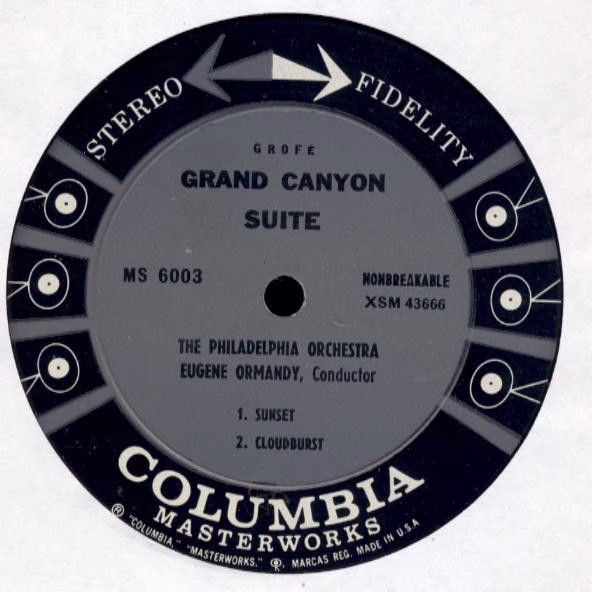 Columbia Masterworks MS 6003 - Ferde Grofé, Eugene Ormandy, The - Image 3