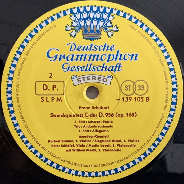 Deutsche Grammophon 139 105 SLPM - Franz Schubert, Amadeus-Quart - Image 4