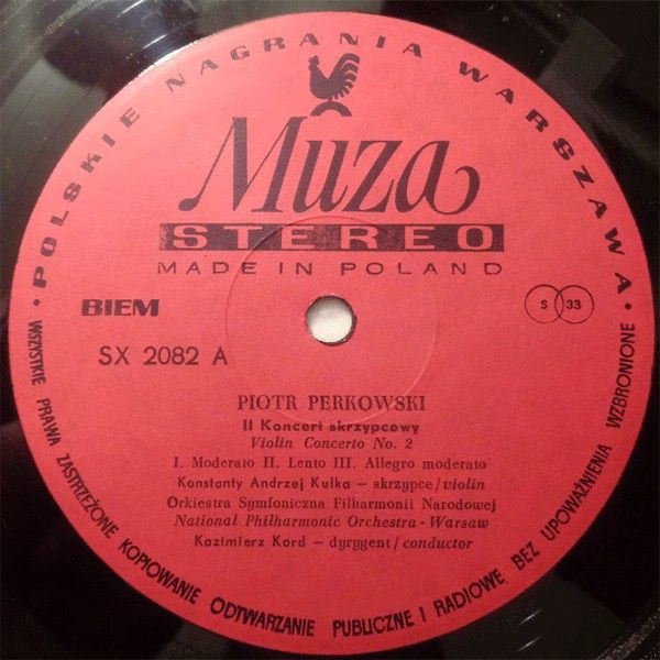 Polskie Nagrania Muza SX 2082 - Piotr Perkowski, Konstanty Andrz - Image 3